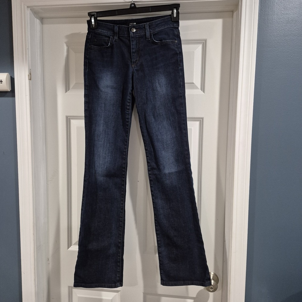 Joe's Jeans Womens 26 Curvy Bootcut Honey‎ Low Rise Dark Wash Stretch Y2K